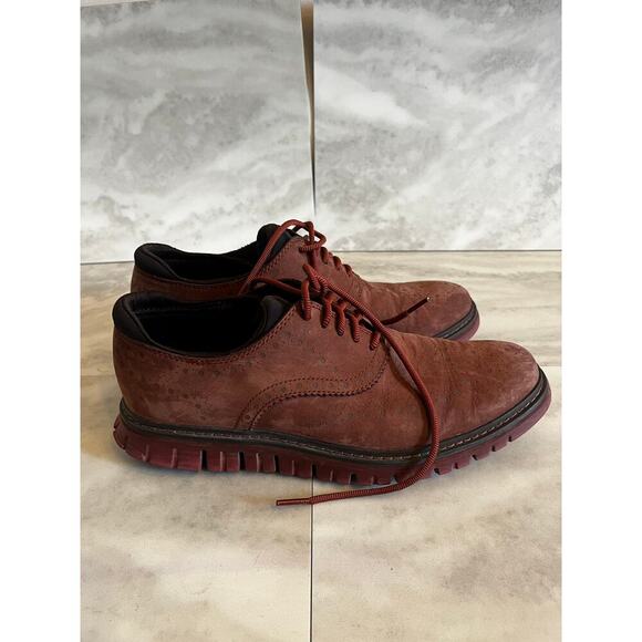 Cole Haan Men's ZERØGRAND Waterproof Wingtip Oxford Style C38260 USA Size 8.5 - Picture 1 of 7
